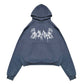 Angels & Demons Navy Blue Hoodie Medium