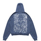 Angels & Demons Navy Blue Hoodie Medium