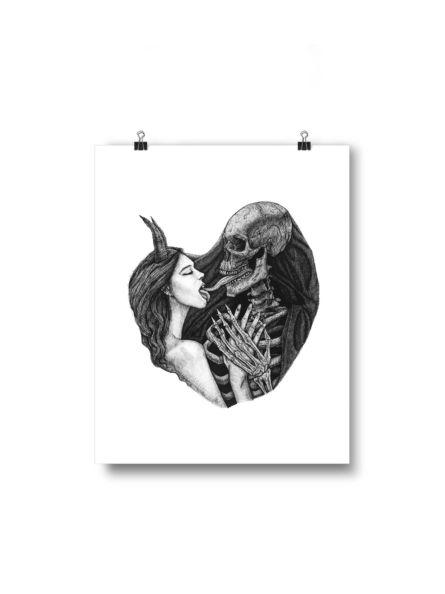 Deaths Kiss Print