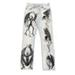 Wrath & Wings Hand Drawn Jeans W30 L32